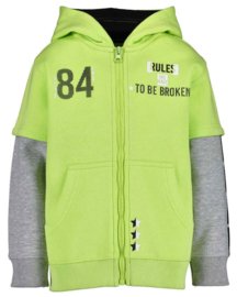 Blue Seven Sweatvest ROAR Neongroen Blue Seven Sweatvest ROAR Neongroen